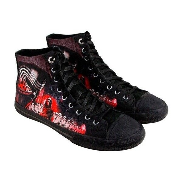Skechers Star Wars Legacy Vulc Galactic Ruler Mens Black Canvas Shoes Size 7 - Picture 1 of 9